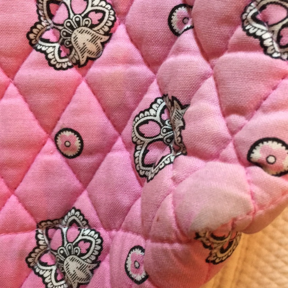 Vintage Vera Bradley pink tote - Picture 4 of 11